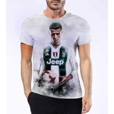Imagem de Camisa Camiseta Cristiano Ronaldo Cr7 Jogador Futebol Hd 2 - Estilo Kr