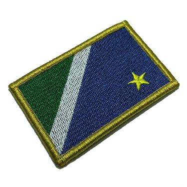 Imagem de BE0011V01 Bandeira Mato Grosso do Sul Bordado Fecho Contato