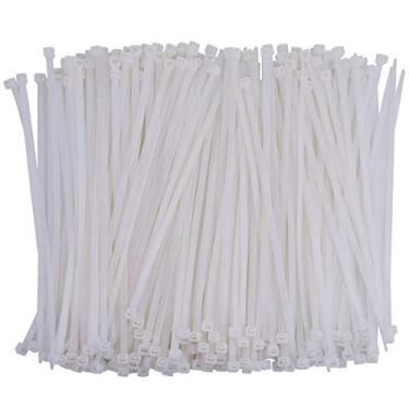 Imagem de Abraçadeiras de nylon de 15 cm autotravamento, 0.12 x 6inch, Clear