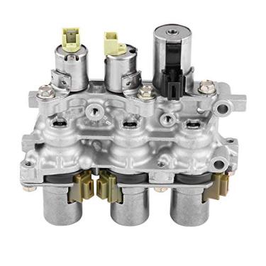 Imagem de Solenoide de câmbio Fusion 2.3 fnr5 2009 + Solenoide de mudança de transmissão 4F27E, 5 peças Kit de válvula solenoide de controle automático para carro para 5 velocidades