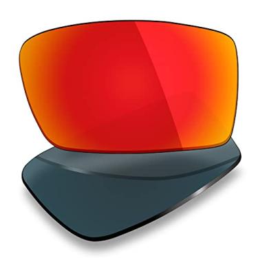 Imagem de Mryok Lentes de reposição polarizadas para Spy Optic Hailwood - Vermelho fogo