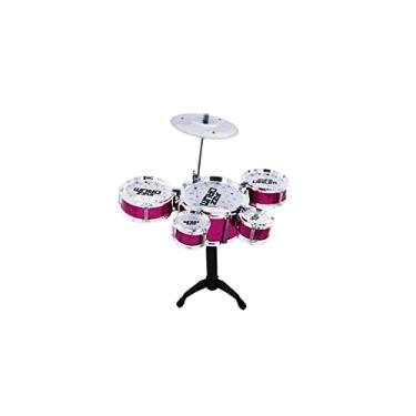 Imagem de Mini Bateria Infantil Rock Star Importway BW038VM - Vermelho