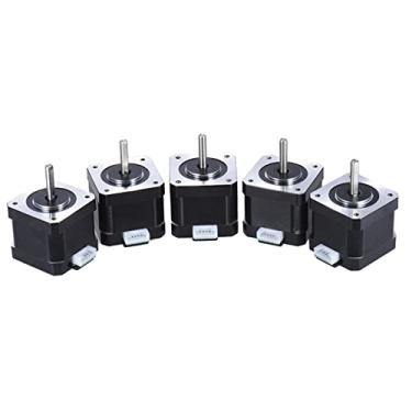 Imagem de LUGU 5pcs Nema 17 Stepper Stepping Motor Drive Control 2 Fase 1,8 G u 42 milímetros 0.9A 0,4 Nm com chumbo o de impresso 3D / substituição CNC Acessório