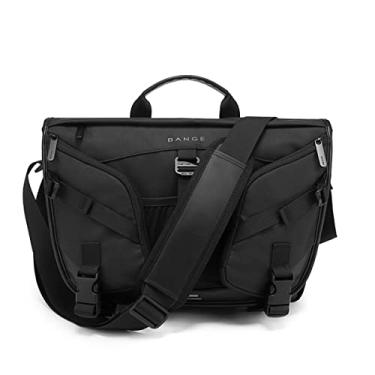 Imagem de BANGE Bolsa Masculina Transversal Pasta Executiva Premium Impermeável Notebooks até 15.6 Polegadas com Compartimento Exclusivo para Tablets Smartphones Bolsa Carteiro Masculina Shoulder Bag Bange