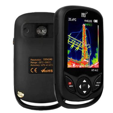 Imagem de YuqiaoTime HT-A1 Infrared Imager Mini pocket-size Thermal Imaging Camera,IR 220 * 160 3.2" full angle TFT display screen -20℃to 300℃(-4℉ to 572℉) Micro USB2.0