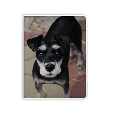 Imagem de Caderno de desenho de animal de estimação preto com capa macia para diário