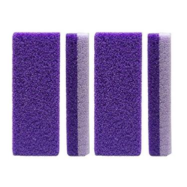 Imagem de 4 Pcs Foot Exfoliator Pedicure Tool Foot Callus Remover Scrubber (Purple) are unsatisfied, contact us. You will receive a 100% refund