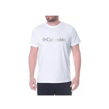 Imagem de Camiseta Csc Branded Foil Masculino Columbia - Branco - Tam Gg