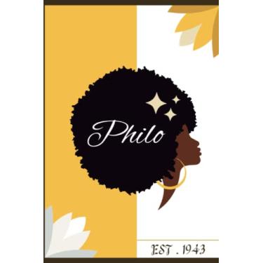 Imagem de EST. 1943 Caderno Philo Affiliates: Diário de afiliados Philo | Ideia de presente para mulheres philo | Diário/caderno em branco 6 x 9 | Caderno SGRho Philo