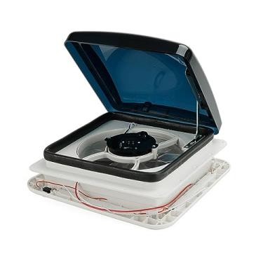 Imagem de Frezon Ventilador de teto de 11 polegadas RV Caravan Vent 3 velocidades Motor RV 12V Claraboia com luz LED