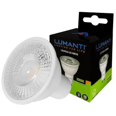 Imagem de Lâmpada Led Dicroica Mr16 6,5W Gu10 Bivolt Branco Quente