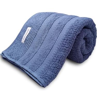 Imagem de Toalha De Banho Buddemeyer Vanilla Extra Soft 100% Algodão Alta absorção Macia Grande 70 x 135cm (Azul 1136)