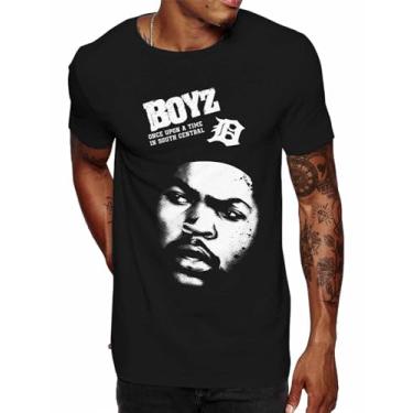Imagem de Swag Point Camisetas masculinas estampadas – 100% algodão manga curta urbana moderna moda casual tops streetwear hip hop hipster, Gelo, XXG