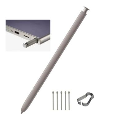 Imagem de Caneta S24 Ultra Stylus (sem Bluetooth) de substituição para Samsung Galaxy S24 Ultra 5G Touch Stylus Pen (sensor de pressão 4096) + pontas/pontas (violeta titânio)