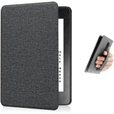 Imagem de Capa Para Kindle 7ª geração Paperwhite (DP75SDI) – Função Liga/Desliga - Suporte Alça - Fechamento magnético - Cores (Preta) Exclusivo UaiStore