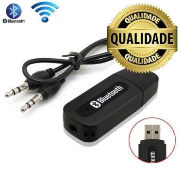 Imagem de Adaptador Bluetooth Receptor De Audio Cabo P2 - KAPBOM