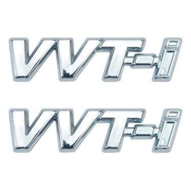 Imagem de kit  2 peça Emblema Letreiro Vvt-i Toyota Corolla 2003 Em Diante - Vw