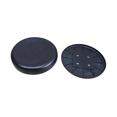 Imagem de Generic Substituição de banco Assento Banco Assento Topo Preto Capas Acessórios Banco de bar Almofada de cadeira giratória acolchoada para barbeiro