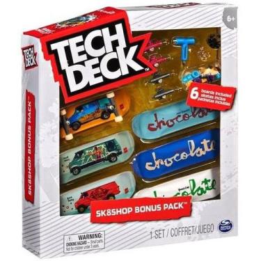Imagem de Tech DECK SK8SHOP PACK com 6 Skate Acessorios Chocolate SUNNY 2892