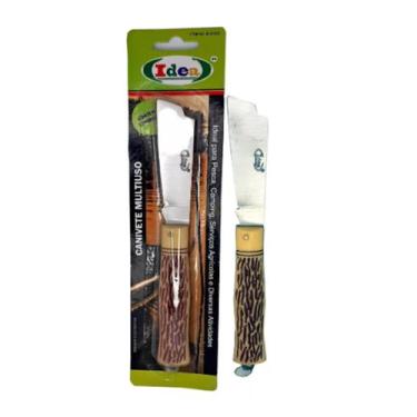 Imagem de Canivete 3,5 Cabo De Osso Multiuso - Ideia - Idea