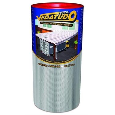 Imagem de Manta asfáltica adesiva Aluminizada - 60cm x 10m - VEDATUDO - Dryko - 
