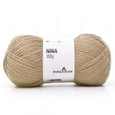 Imagem de Lã Nina Pingouin 100g, 701 NÍNIVE