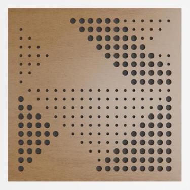 Imagem de Painel Acústico Absorvedor Decorativo Skal06 60x60mm Maestra - Maestra