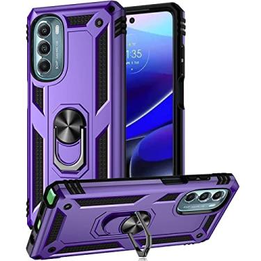 Imagem de Capa de impacto de queda de grau militar para Moto G Stylus 5G 2022 capa 360 metal giratório suporte suporte armadura resistente à prova de choque capa para celular Motorola Moto G Stylus 5G 2022