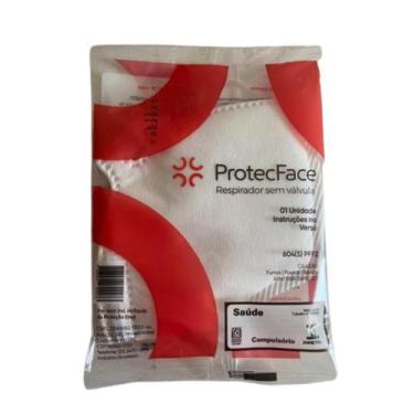 Imagem de Kit 10 máscara medica hospitalar n95 pff2 exclusiva branca - PROTECFAC