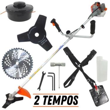 Imagem de Roçadeira Profissional Vulcan VR260P 2T 26CC 0,9CV à Gasolina + Disco 