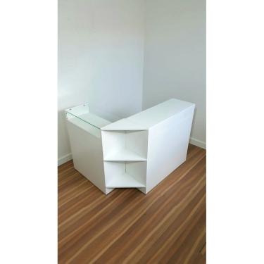 Imagem de Balcão em L sem Rodas 114x94 Estilo e Funcionalidade para Qualquer Ambiente