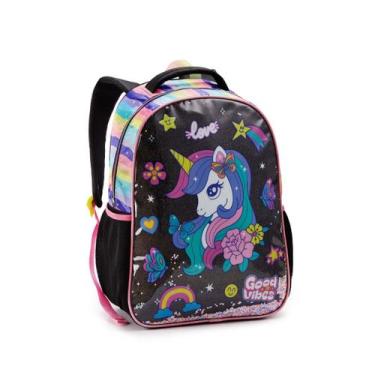 Imagem de Mochila Costas Unicornio Confete Meninas Escolar Infantil - Seanite, P