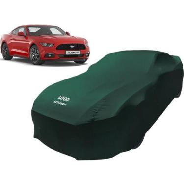Imagem de Capa De Tecido Para Carro Ford Mustang Shelby Gt500 - Mz, Verde