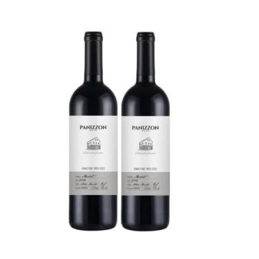 Imagem de Kit 2 Un Vinho Panizzon Merlot 750 ml