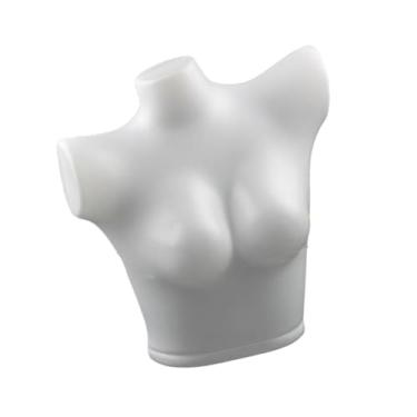 Imagem de oshhni Torso de manequim feminino, formato do corpo feminino, manequim de exibição de sutiã superior, manequim de lingerie para exibição de vitrine