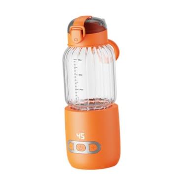 Imagem de MYCENSE Aquecedor de Mamadeira Portátil Garrafa de Vidro Aquecimento Rápido Bebê USB Recarregável Aquecedor para Bebê Veículo Viagem Camping, laranja 400ml