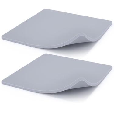 Imagem de Cybrixus Tapete de prensa térmica para Easypress (11,5 x 11,5 cm, 2 tapetes), tapete de pressão fácil de silicone dupla face, uso de 0,9 cm de espessura para prensa térmica, HTV, artesanato, vinil,