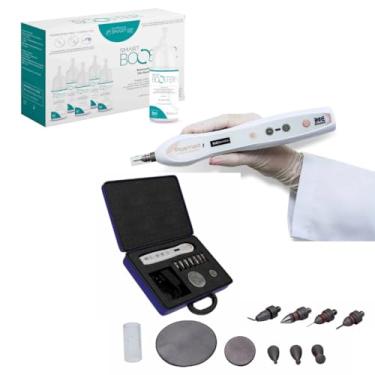 Imagem de Caneta Eletrocauterio Jato De Plasma Ibramed Remove Manchas e verrugas + Kit Ampolas Booster Micro Renovador Cutâneo - 05 Ampolas 5ml Smart