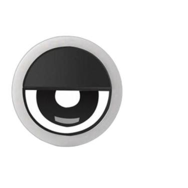 Imagem de Mini Ring Light Selfie Celular Led Portátil Preto - BC BORA COLEGA SHO