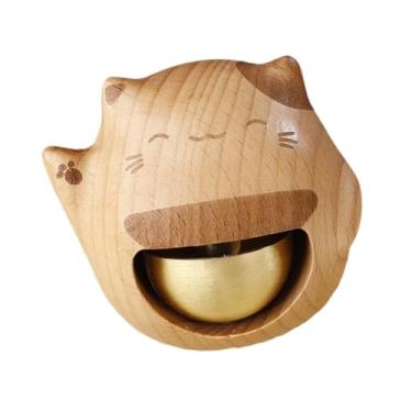 Imagem de Ｂｅｓｇａ Gato Porta Sino Lojistas Sino Portátil Presente Criativo Bem Vindo Porta Carrilhão de Madeira Sino para Entrada Escritório Restaurante Casa