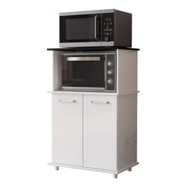 Imagem de Balcão Multiuso Isis 2 Portas para Forno e Micro-ondas - Nicioli