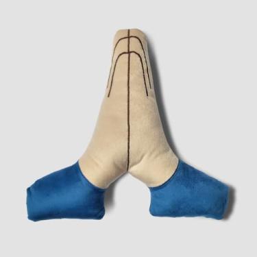 Imagem de Pelúcia Emoji Emoticons Gratidão Mão Rezando High Five 40cm