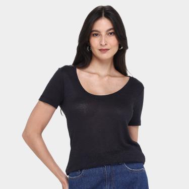 Imagem de Camiseta Carmim Gola Canoa Cobra Hotfix Feminina-Feminino