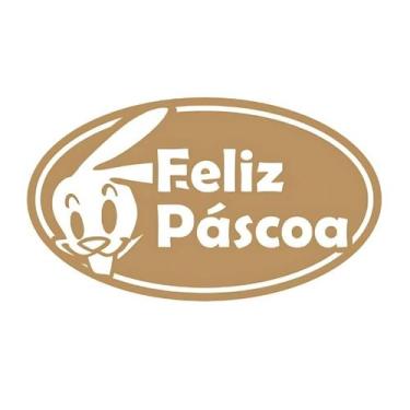 Imagem de Etiqueta Adesiva - Páscoa Ouro - 3cm - 100 unidades - Rizzo