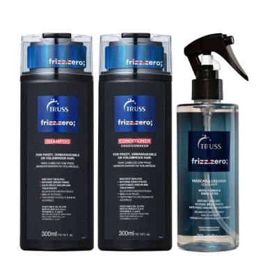 Imagem de Truss Frizz Zero Kit Shampoo Condicionador e Spray 260ml