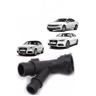 Imagem de Tubo Flange Conector Radiador Água A1 A3 A4 A5 TT Golf Passat Jetta 1.