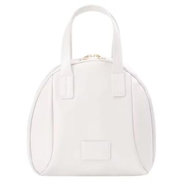 Imagem de Bolsa Necessaire Porta Maquiagem Make Organizador Dobrável Divisória Cosméticos Feminina Organizadora Repartições Portátil (Branco)