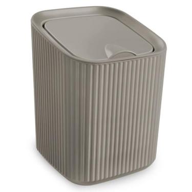 Imagem de Lixeira de Pia Cesto de Lixo 3 litros Cozinha Com Tampa - Usual Utilid