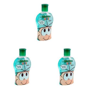 Imagem de Kit 3 Und Colônia Turma Da Mônica Splash Cebolinha Suave 200ml - Turma