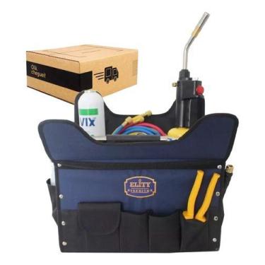 Imagem de Mala Bolsa Para Ferramentas Alça Inox E Porta Parafusos - rfw